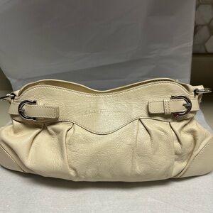Salvatore Ferragamo Authentic Cream Off White Shoulder Bag
